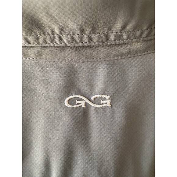 Game Guard Shirt Mens 4X Gray Button Up 1023 Camp Fishing Microfiber Vented UPF - Picture 5 of 8